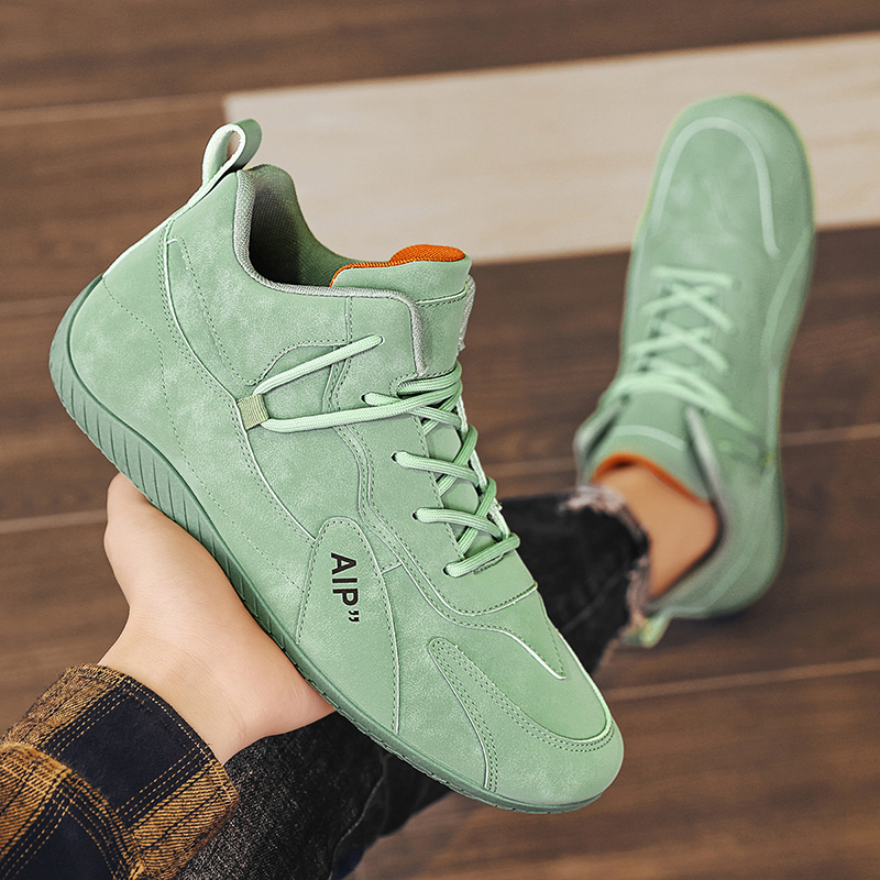Men'S Shoes Clearance Sale - Loafers heren casual sportschoenen groen leer