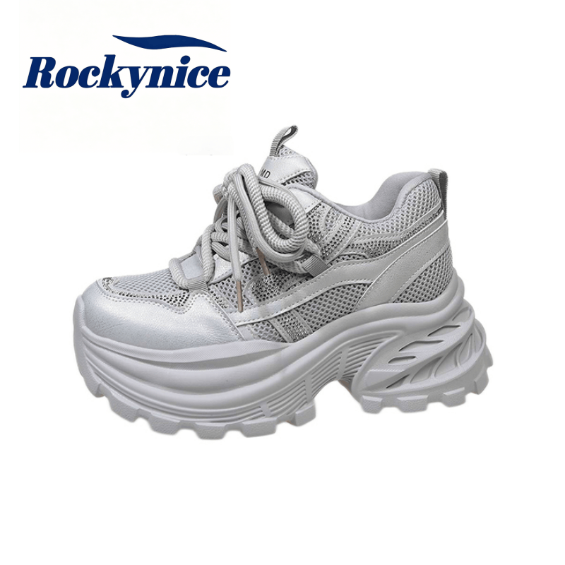 Mesh Trainer Breathable - Nieuwe Zomer Dames Chunky Sneakers 8.5CM