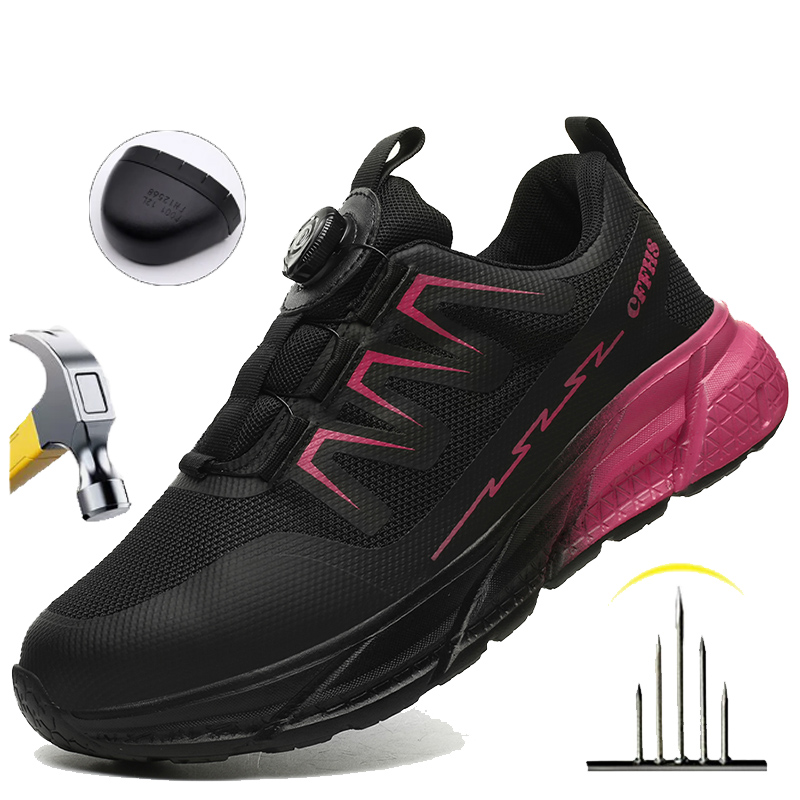 Work Boot Steel Toe - Dames anti-lek veiligheidsschoenen met stalen neus,