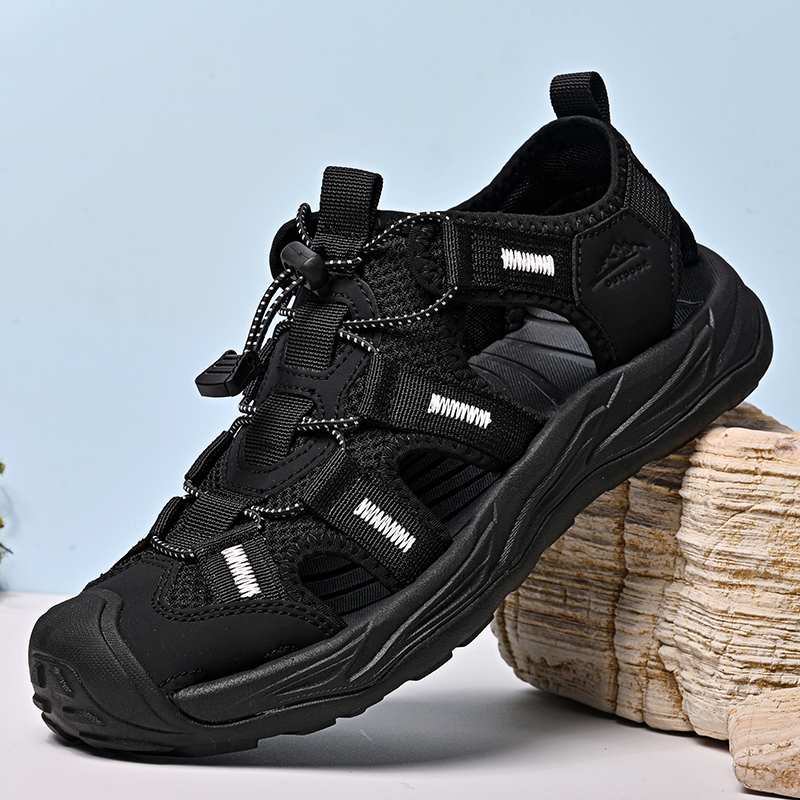 Men'S Shoes Qn - Zomer herensandalen Leren heren casual schoenen
