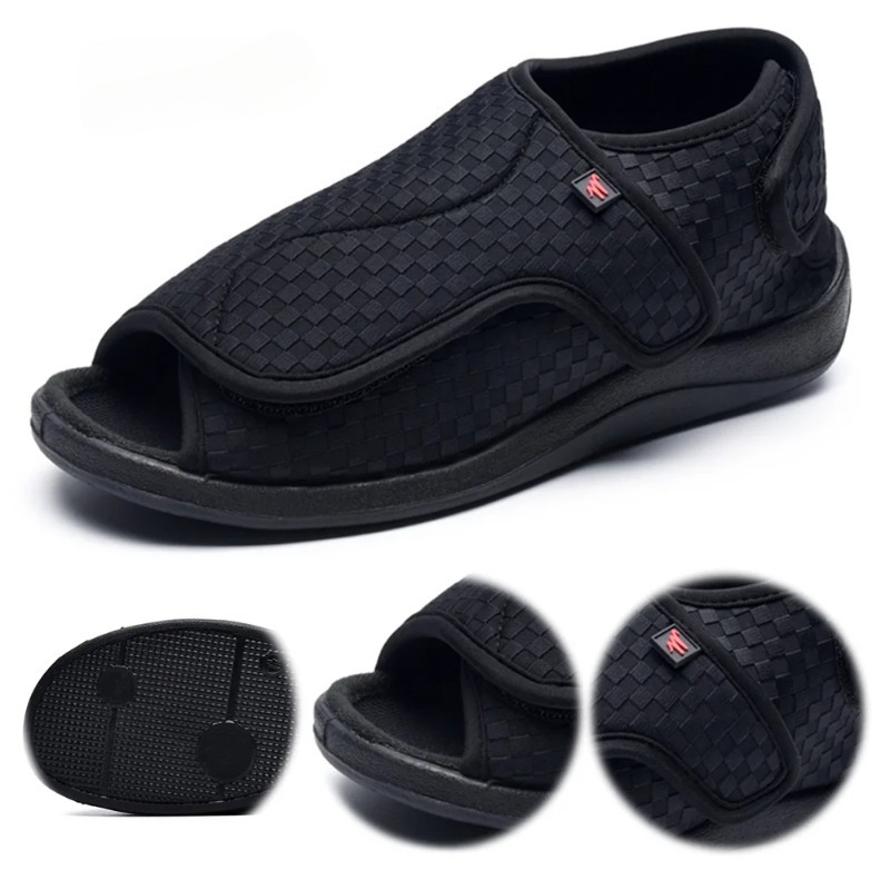 Men'S Shoes For Wide Feet - Dames Heren Diabetische pantoffels Extra brede