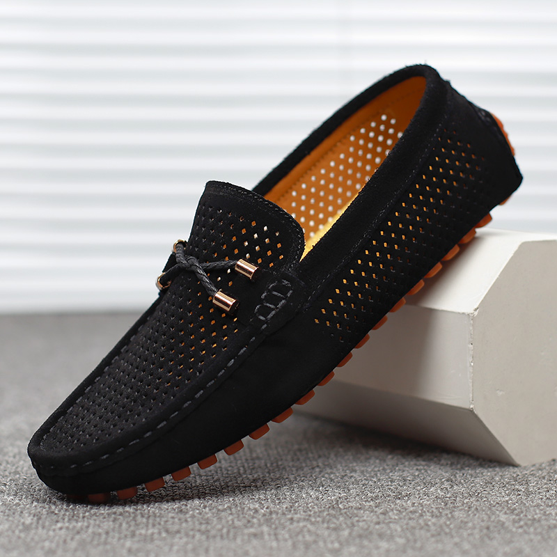 Men'S Shoes Temu - Mode Suede Heren Casual Schoenen Echt