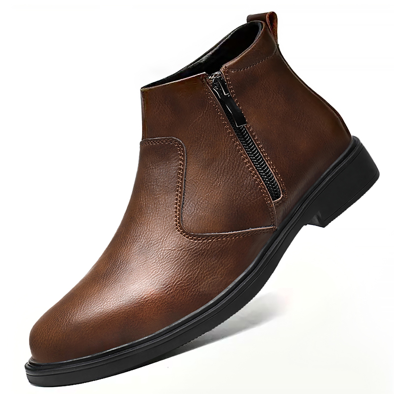Men'S Shoes Temu - Herfst en winter nieuwe hoge leren
