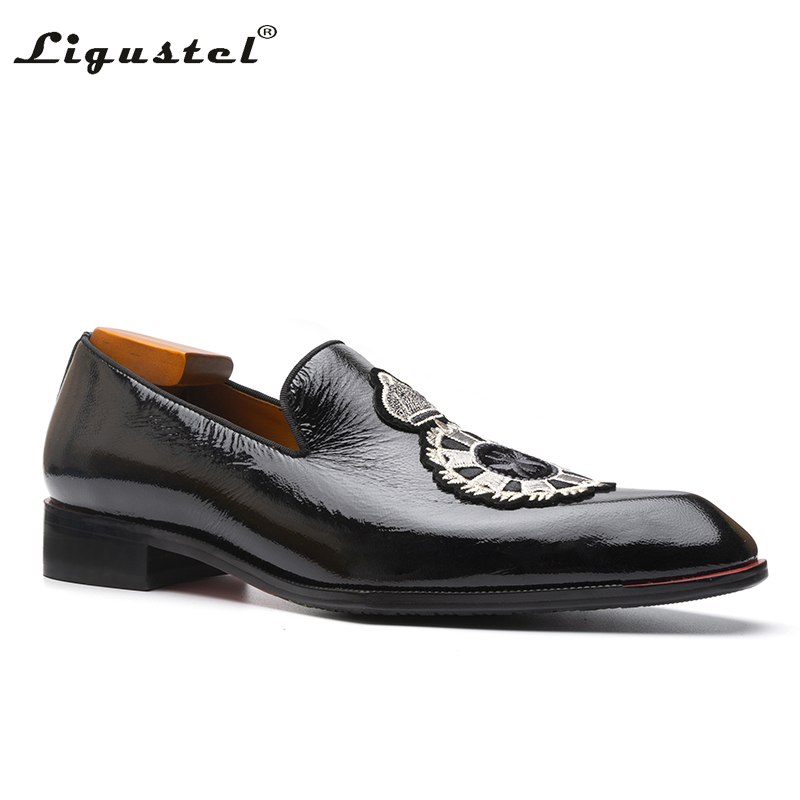 Men Shoes Red Bottom - Toont Voor Mannen Rode Onderkant Loafers