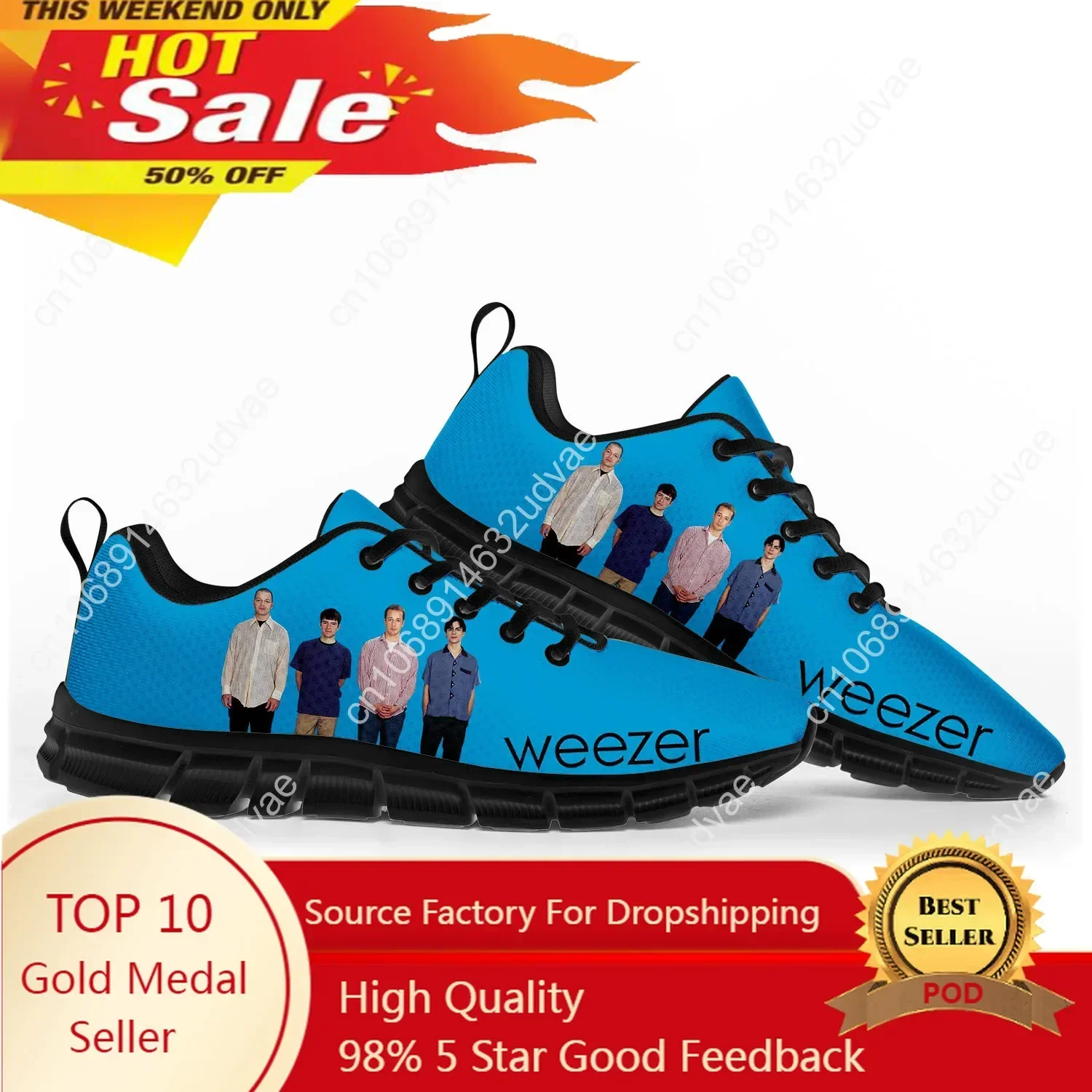 Men'S Shoes Quality - Weezer sportschoenen heren dames sneakers pop