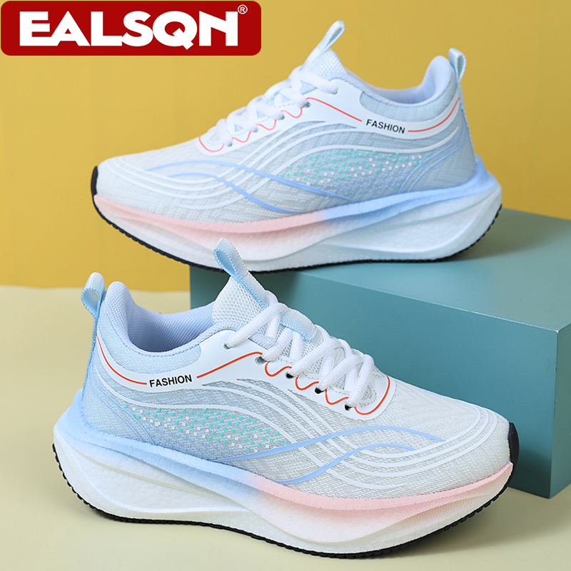 Mesh Trainer Breathable - Ultralichte, ademende witte sneakers voor dames,