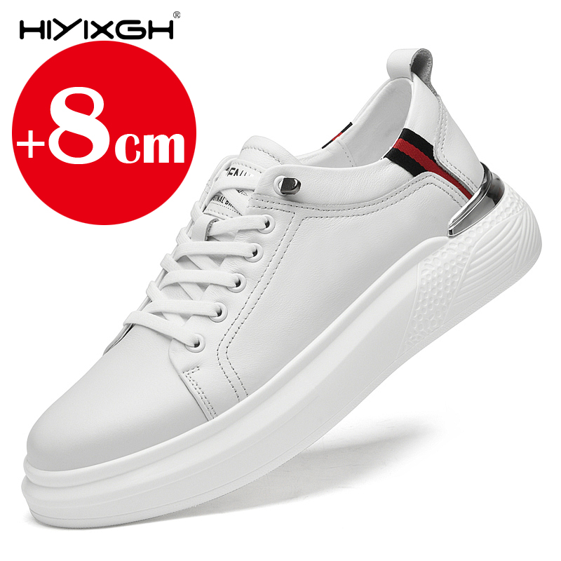 Men'S Shoes Temu - Echt leer heren hoogteverhogende schoenen heren