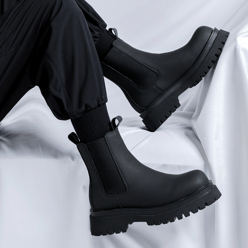 Men Shoes Brands - 2026 Platform Zwarte High Top Boots