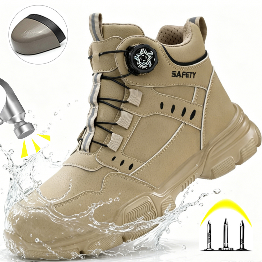 Work Boot Steel Toe - Halloween Heren Werkschoenen met Stalen Neus,