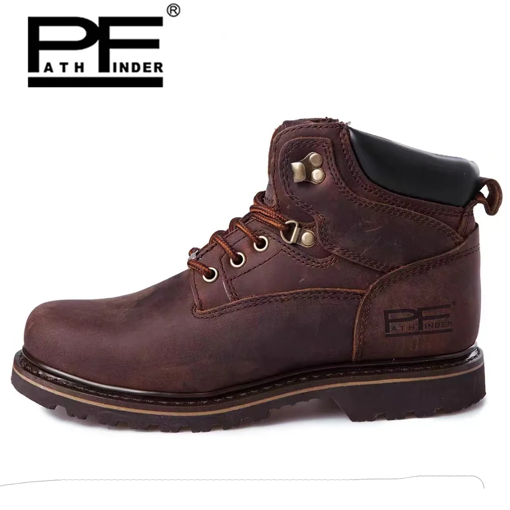 Pf Herenmode Echt Leer Motorla - Work Boot Steel Toe recensie en prijs