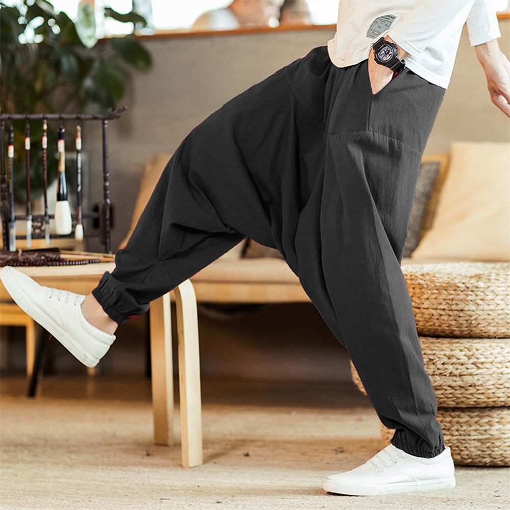 Mannen katoenen en linnen broe - Men Shoes Joggers recensie en prijs