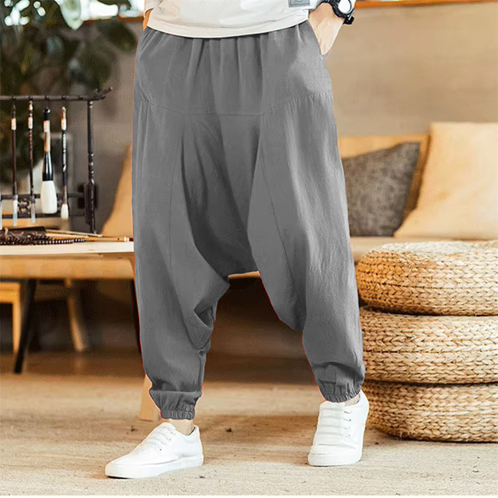 Mannen katoenen en linnen broe - Men Shoes Joggers recensie en prijs