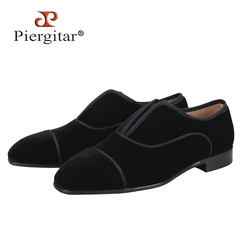Piergitar Handgemaakte Zwarte  - Men Shoes Red Bottom recensie en prijs