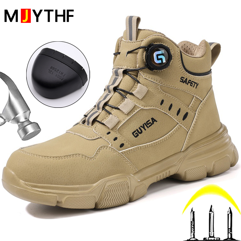 Nieuwe Roterende Knop Mannen L - Work Boot Steel Toe recensie en prijs