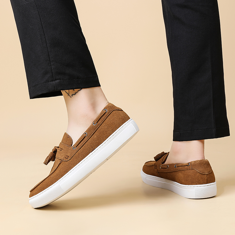 Klassieke suède lederen loafer - Men'S Shoes Temu recensie en prijs