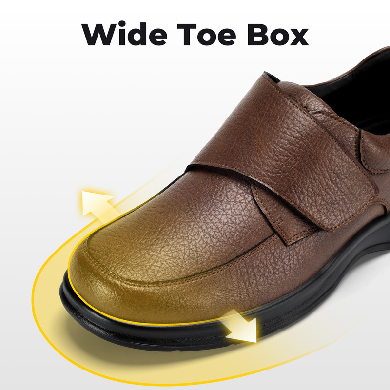 FitVille Heren Business Leren  - Men'S Shoes For Wide Feet recensie en prijs