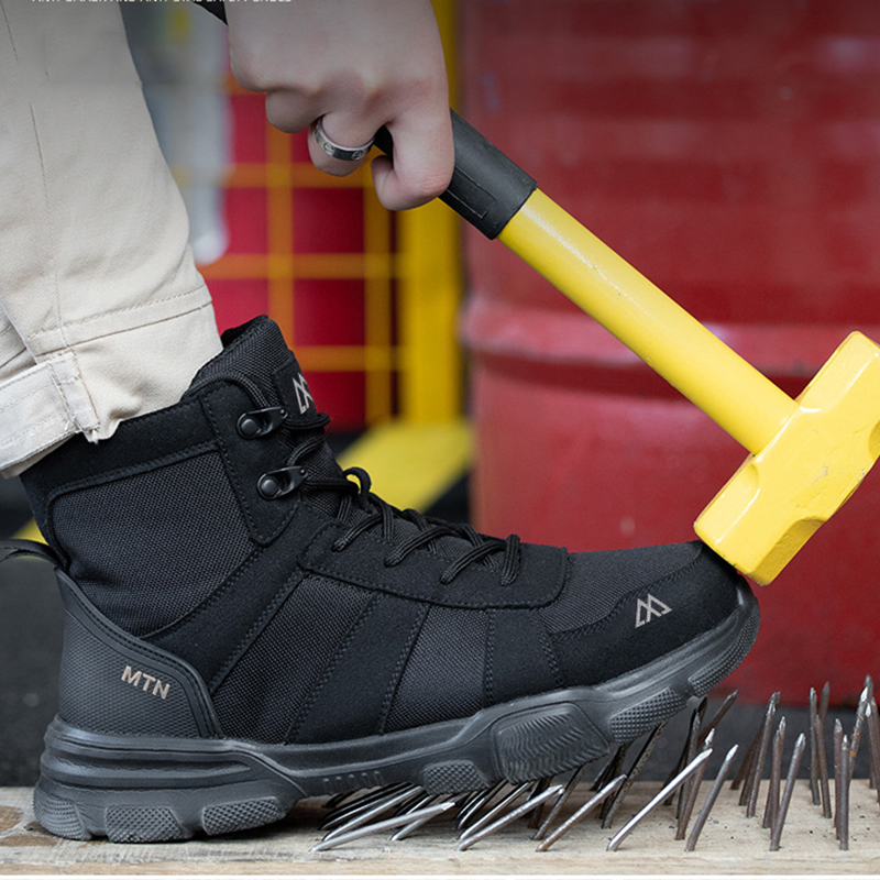 Herenschoenen met anti-verbrij - Work Boot Steel Toe recensie en prijs