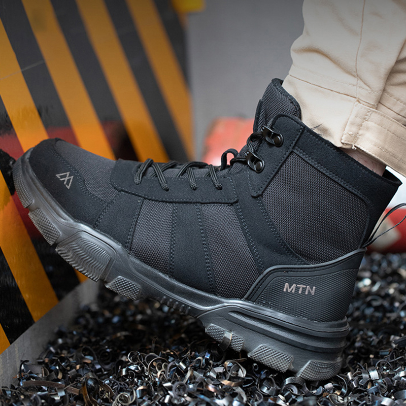 Herenschoenen met anti-verbrij - Work Boot Steel Toe recensie en prijs