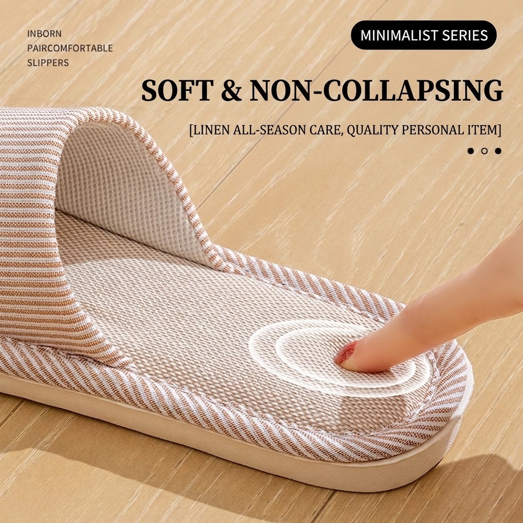 Ademende linnen pantoffels voo - Men Shoes Size To Women recensie en prijs